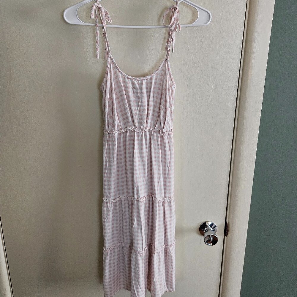 As U Wish Womens white and pink Dress size XS